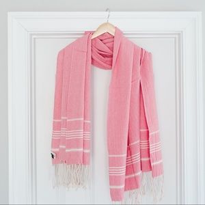 J.Crew Red Stripe Beach Towel